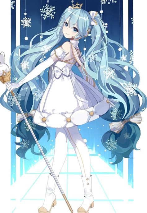 Cute Ice Princess Hatsune Miku Miku Hatsune Vocaloid Vocaloid