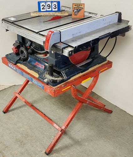 Bosch 4000 Table Saw And Stand Sold At Auction On 12th August George Cole