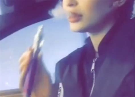[video] kylie jenner smoking weed fans freak after she smokes vape pen — watch hollywood life