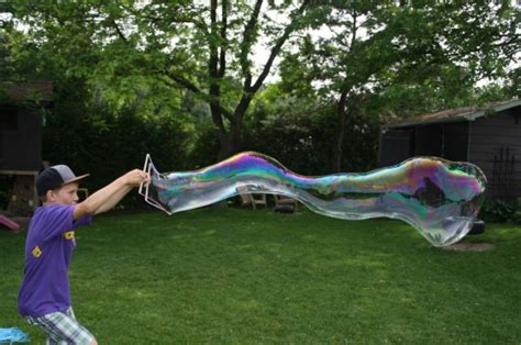 This Homemade Bubble Recipe Makes The Best Giant Bubbles Ever