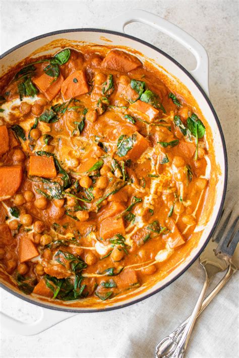 Chickpea Sweet Potato And Spinach Tikka Masala SO MUCH FOOD In 2020