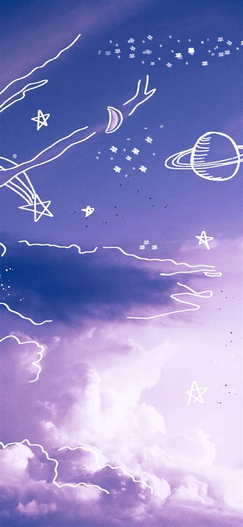 Desktop Wallpaper Aesthetic Purple Clouds Amazing Design Ideas