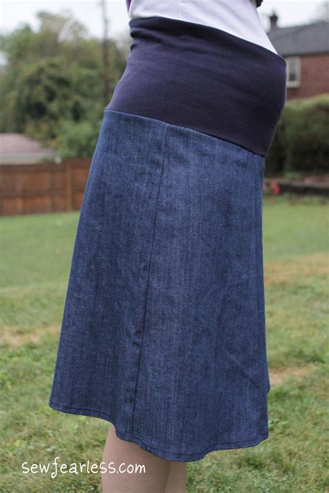 Tutorial Converting A Skirt Pattern To Maternity