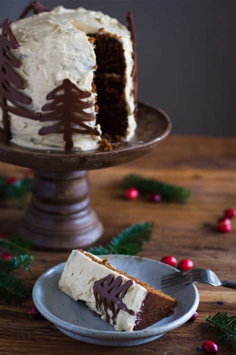 Gingerbread Cake With Brown Sugar Buttercream Frosting B Britnell