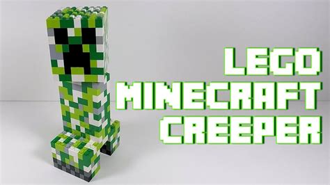 Lego Minecraft Creeper How To Make A Lego Minecraft Creeper Youtube