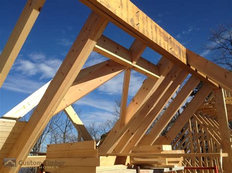 Bradshaw Roof Framing - Custom Timber Log Homes