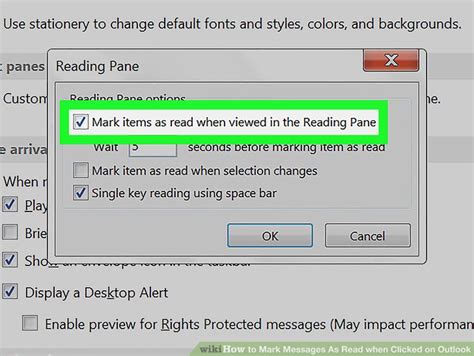 How To Mark Messages As Read When Clicked On Outlook 8 Steps