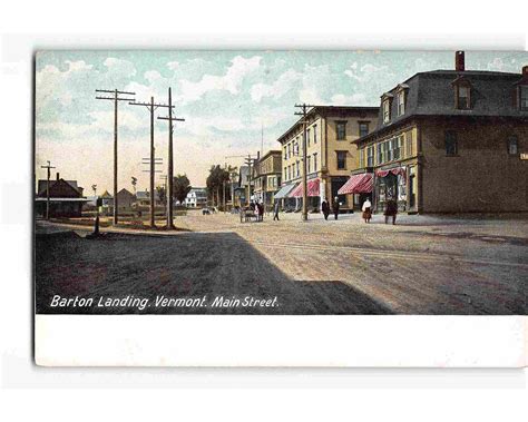St944 Main St Barton Landing Vt Unc Udb Postcard C1906 Ebay