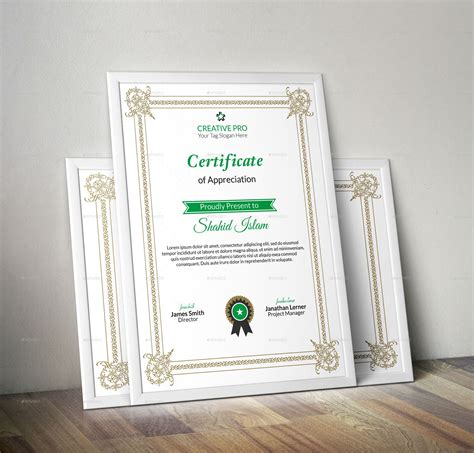 Bundle Certificate 3 Certificate Design Certificate Certificate Of