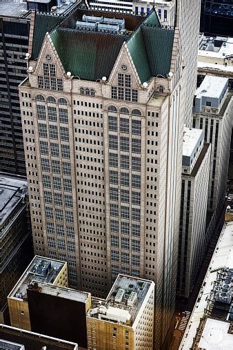 Postmodern Skyscraper Architecture In Chicago Stock Photo Download