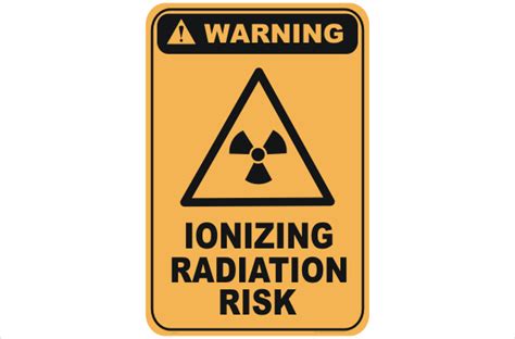 Warning Radiation X Ray And Laser Signs National Safety Signs