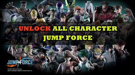Tutorial Lengkap Cara Membuka Semua Karakter Jump Force Youtube