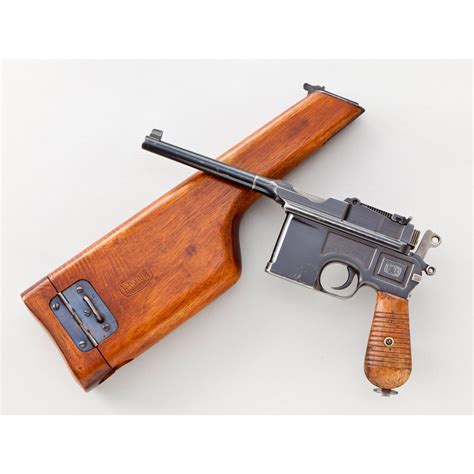 Late Model 1930 Mauser Broomhandle Sa Pistol