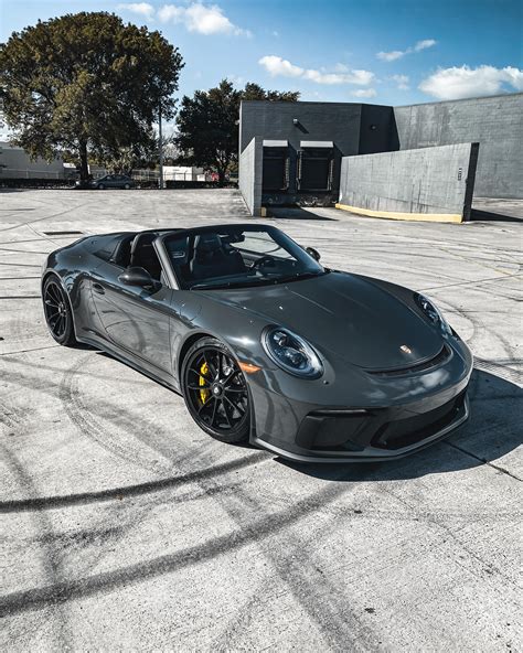 Slate Grey Speedster Porsche