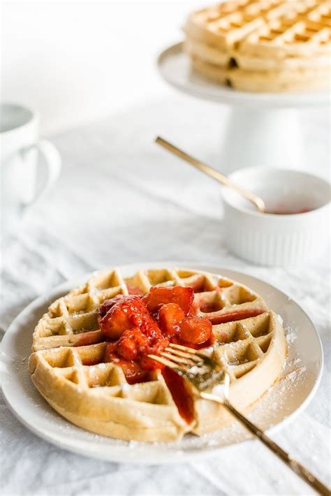 100 Whole Wheat Waffle Recipe Made With Rice Milk And Free Of Refined