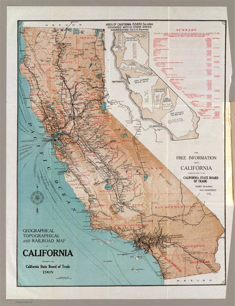 Map Of California David Rumsey Historical Map Collection