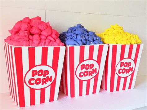 Movie Themed Party 15 Giant Popcorn Box Photo Etsy