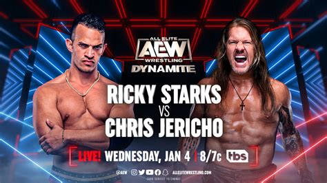 Aew Dynamite Live Results Chris Jericho Vs Ricky Starks Samoa Joe Vs Darby Allin Won F W