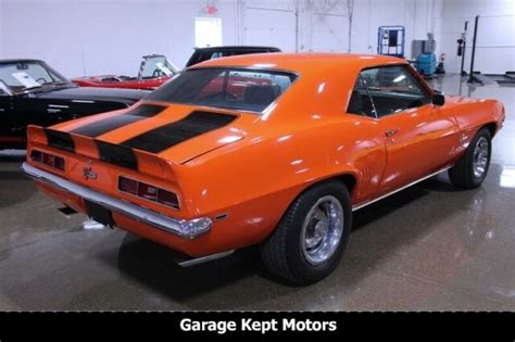 1969 Chevrolet Camaro Z28 Hugger Orange Coupe 302 V8 1888 Miles For
