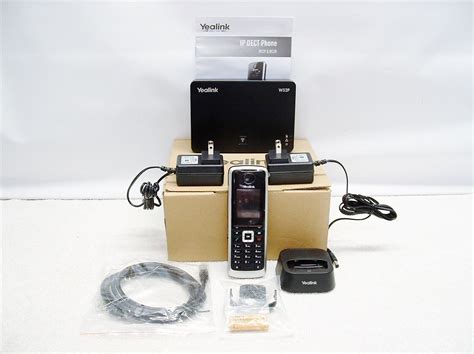 Yealink W56p Wireless Phone Ip Dect Cordless With Base And Accessories Ebay