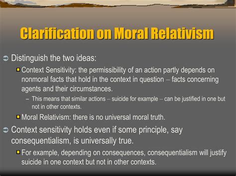 Ppt Clarification On Moral Relativism Powerpoint Presentation Free