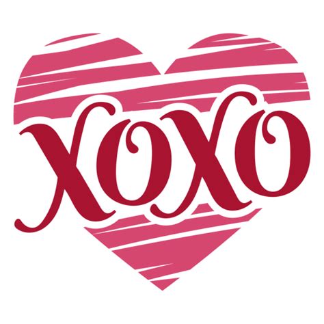 Valentine download from our site. Mensaje de san valentín xoxo - Descargar PNG/SVG transparente