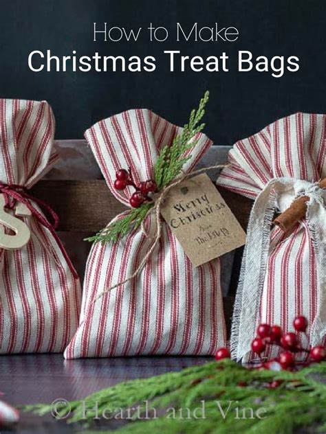 Diy Christmas Treat Bags To Hold Goodies And Ts