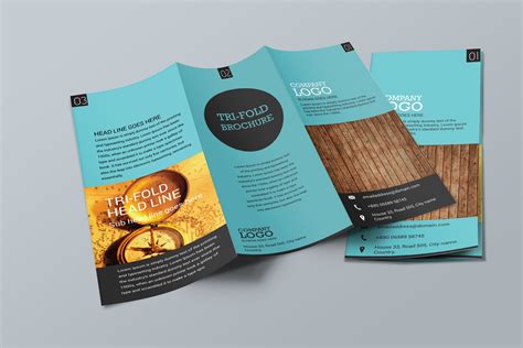 Simple Trifold Brochure Design Brochure Templates Creative Market
