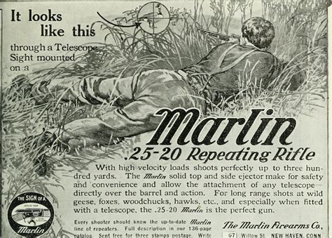 Old Marlin Ad Vintage Guns Guns And Ammo Vintage Ads