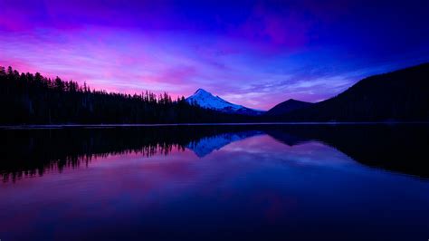 Mountain Purple Lake 2048x1152 Wallpaper