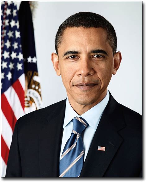 Barack Obama Official Presidential Portrait 11x14 Silver Halide Photo