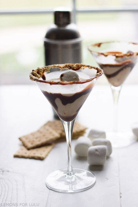 This S’mores Martini Is Made With Adult Chocolate Milk And Marshmallow Vodka It Is Absolutely