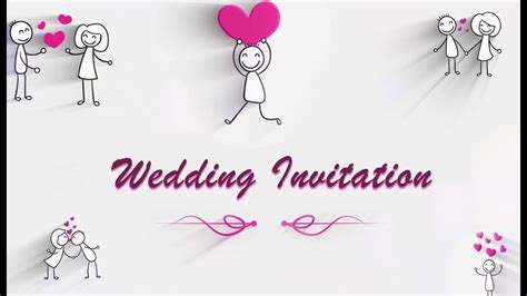 Animated Wedding Invitation Video Free Wedding Invitation Video 30