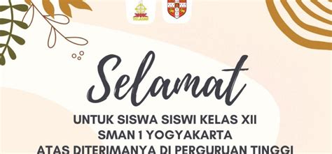 Sma Negeri Yogyakarta Hasil Snbp Iup International University