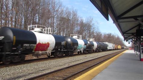 Csx Southbound Freight At Lorton Va Youtube