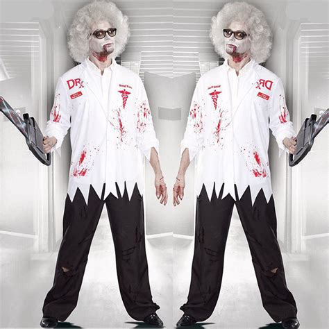 Mens Scary Doctor Halloween Adult Cosplay Costume N18045