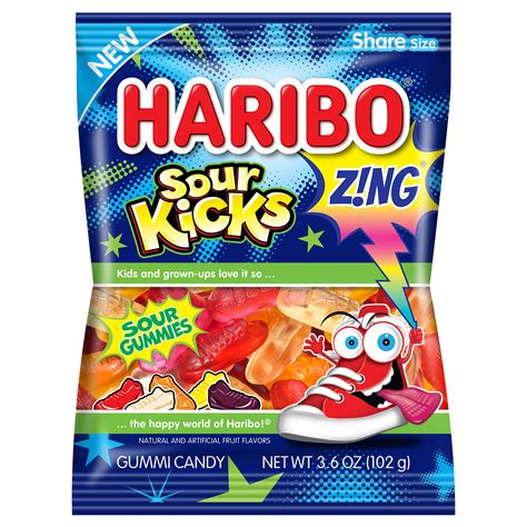 Haribo Brings The Rainbow Worms And Zng Sour Kicks