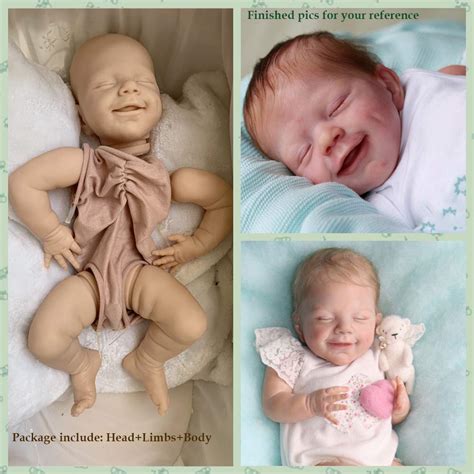 Buy Zero Pam Reborn Doll Kits Unpainted DIY Mold Blank Head Limbs Body