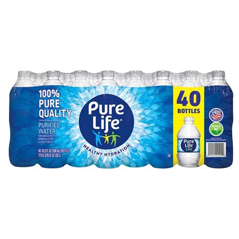 Nestle Waters Nestle Pure Life Purified Water 169oz 40pk 676 Fl
