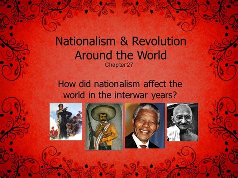 Chp 27 Nationalism And Revolution Around The World Diagram Quizlet