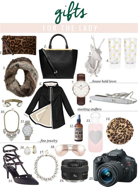 Choose exquisite pieces from the vast collection of lovely gifts for ladies on alibaba.com. Gift Guide: For The Ladies - Jillian Harris