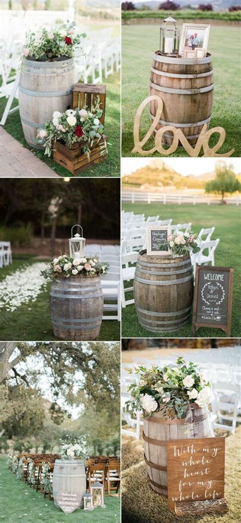 Country Wedding Ideas 26 Great Ways To Use Wine Barrels