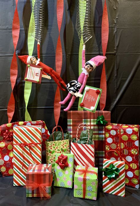 Elf On The Shelf T Wrapping Shelves Ts T Wrapping Paper