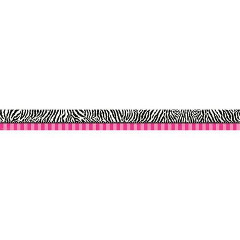 Teacher Created Resources Zebra And Hot Pink Straight Border Trim