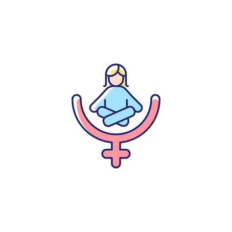 Female Gender Identity Rgb Color Icon Venus Symbol Feminist Therapy