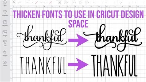 How To Thicken Fonts In Inkscape To Use In Cricut Design Space Youtube