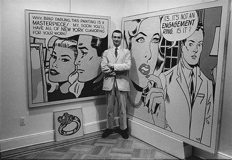 Roy Lichtenstein Atthe Leo Castelli Gallery In New York City