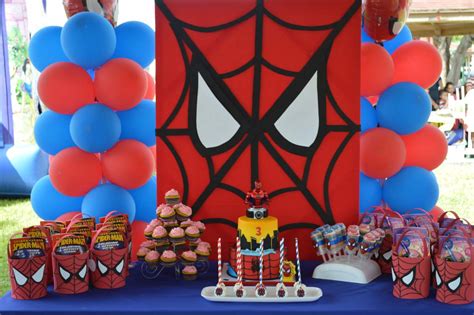 Spiderman Birthday Party Ideas Photo 2 Of 6 Catch My Party