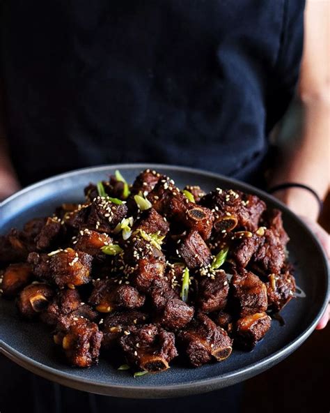 Black pepper, garlic, ginger riblets recipe by fo fa. Asian Pork Riblets | Recipe | Pork riblets, Asian pork ...