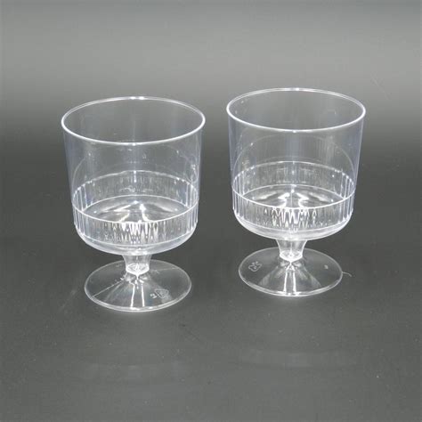 150ml Professional Plastic Disposable Wine Glasses Party Drinking 5oz Wedding Ebay